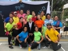 Johanna Ferrán celebrando junto a estudiantes del 19no Festival Campechano