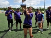 Entrega del trofeo a equipo ganador