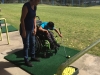 Joven Participante del 5to Festival de Golf de Educación Física Adaptada