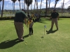 Personal del municipio de Bayamón junto a participante del 5to Festival de Golf de Educación Física Adaptada