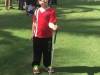 Niño participante del 5to Festival de Golf de Educación Física Adaptada