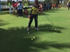Niña participante del 5to Festival de Golf de Educación Física Adaptada