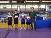 Cat Sub 11-Adrian Rivera, Giovanni Centeno, Derek Valentin y Yadier Lopez junto a Nelson Garcia entrenador Llanuros de Aguada