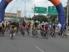 Ciclistas arrancando la carrera