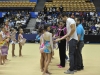 Niñas recibiendo su premiación