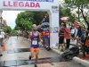 Corredores llegando a la meta