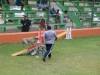 Participante junto a su perro en acción