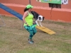 Participante junto a su perro en acción