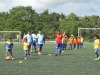 David Villa jugando junto a los niños