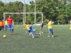 David Villa jugando junto a los niños