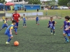 David Villa jugando junto a los niños