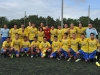 David Villa junto a jugadores de equipo 17-20 años
