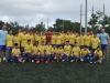 David Villa junto a jugadores de equipo 13-15 años
