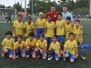 David Villa junto a jugadores de equipo 9 años