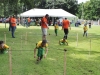 niños participando de los juegos de ejercicio físico