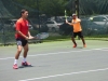 Jugadores del seccional participando en cancha