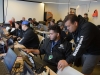 Participante realizando sus trabajos