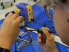 Participante realizando su trabajo