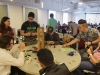 Participantes del taller trabajando en sus proyectos