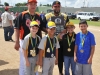 Los PIRATAS subcampeones de la categoria 7-8 posando para foto con su placa y medallas.