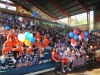 Equipos en las gradas