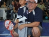 Jugador junto a su padre