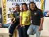 Izq. a Derecha Pedro Rivera entrenador de Cabo Rojo primer lugar. En el centro Cristina Santiago y Henry Vidal entrenadores Vaquero Judo Club.jpg