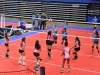 Jugadoras en torneo de Volleyball