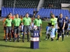 Equipos PRFC y JAX ARMADA FC antes de comenzar el partido