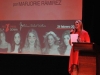 Presentadora en tarima