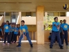 Estudiantes partícipes del Taller de volleybal en acción
