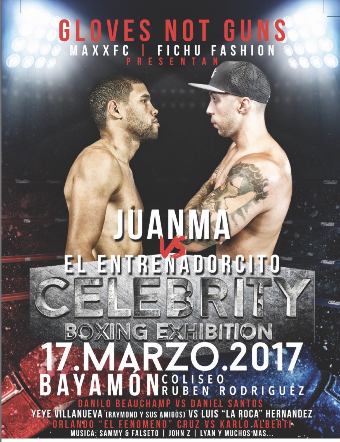 Juanma vs. Albert en el Coliseo Ruben Rodriguez el 17 de marzo de 2017