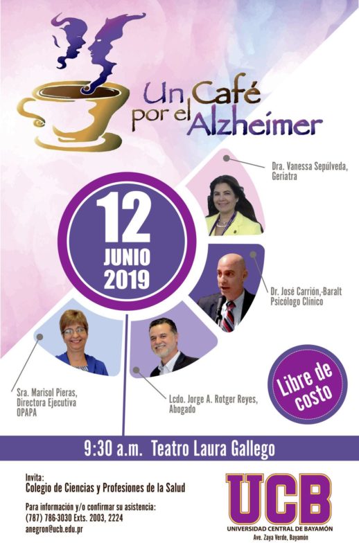 La Universidad Central de Bayamón Invita a un Café por el Alzheimer