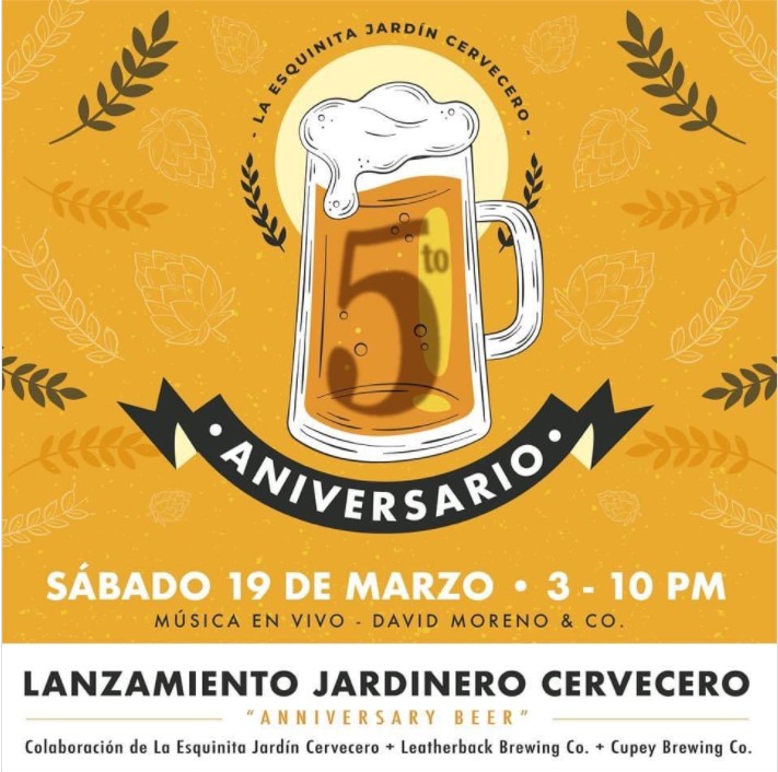 La Esquinita Jardín Cervecero Celebra su Quinto Aniversario en Bayamón