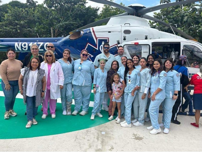 Estudiantes de Enfermería Inauguran Helipuerto del Sector la Morenita en Bayamón