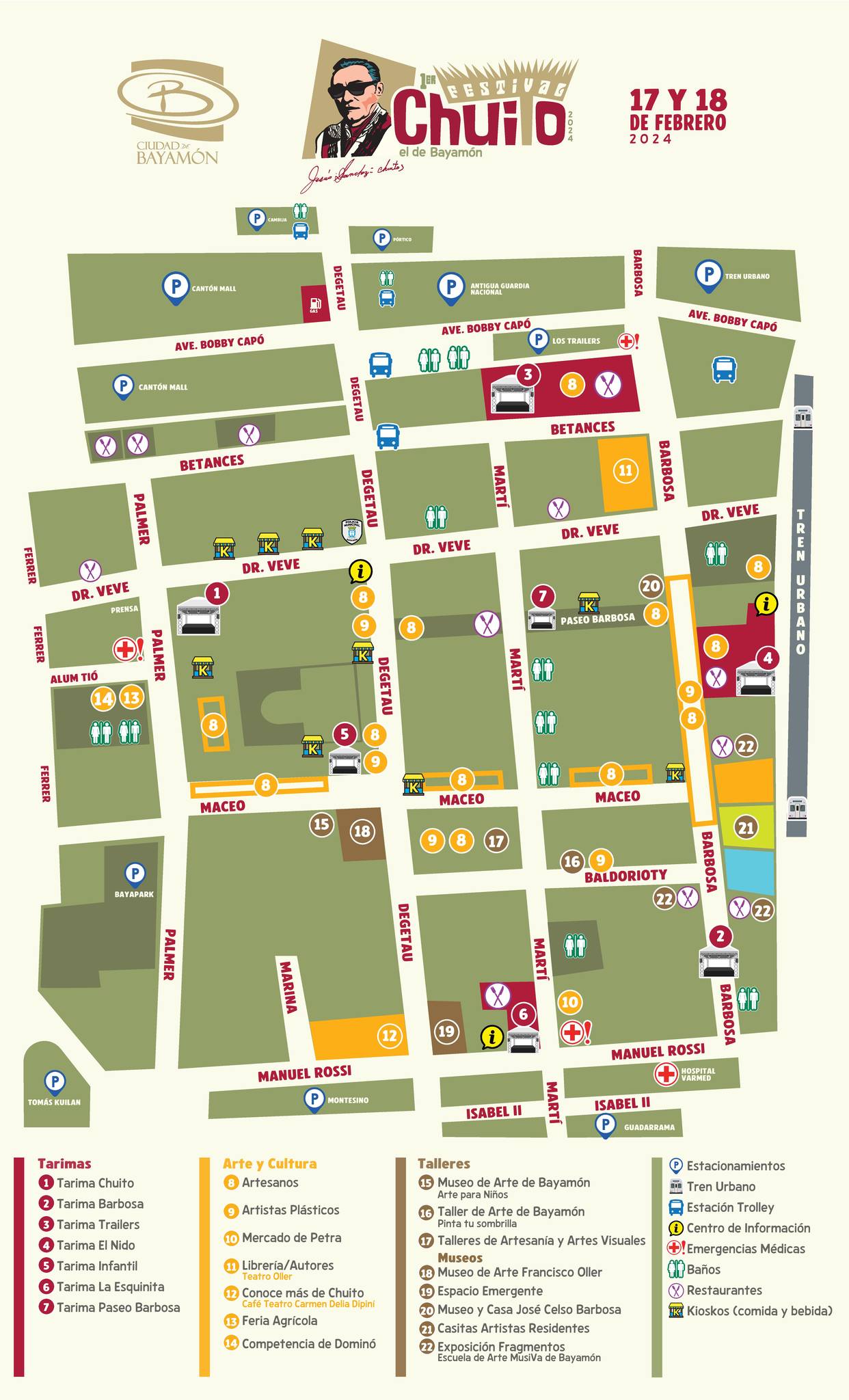 Mapa de Festival Chuito