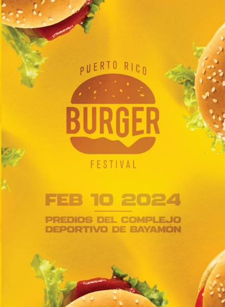 Puerto Rico Burger Festival flyer