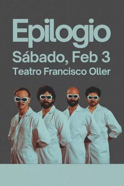 Flyer evento Epilogio en el nuevo Teatro Oller
