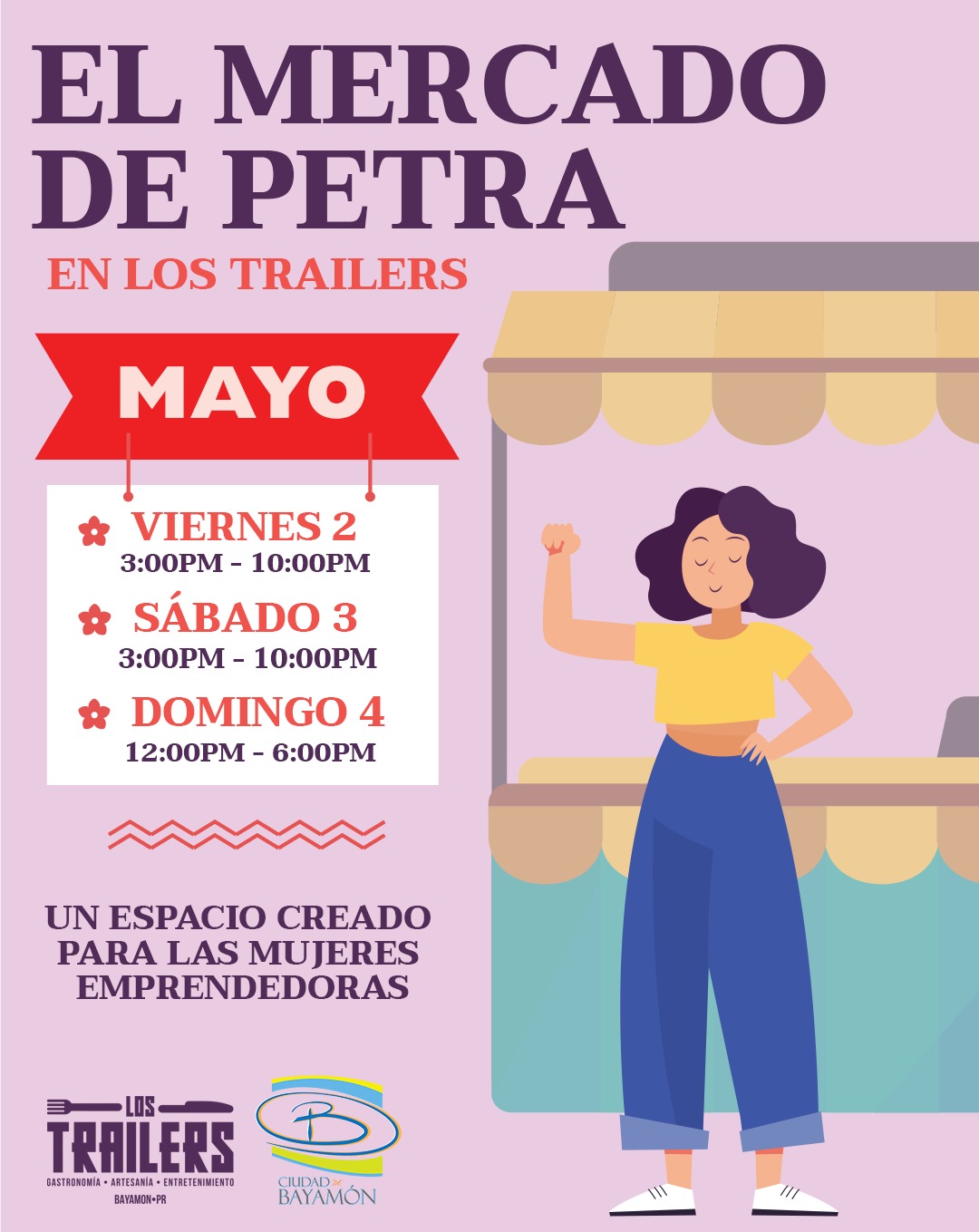 arte el mercado de petra en los trailers