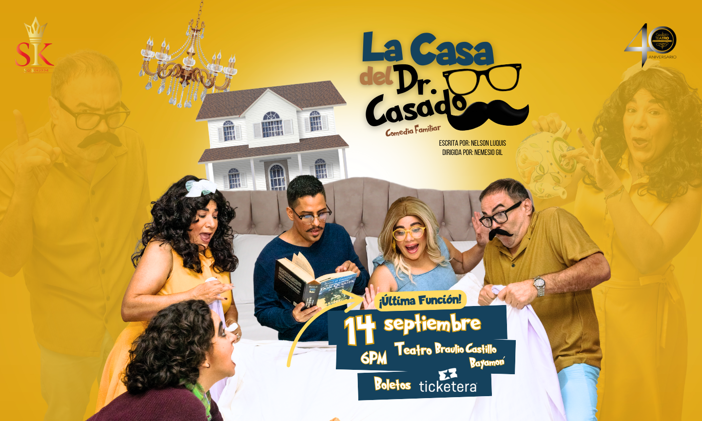 La casa del Dr casado, flyer