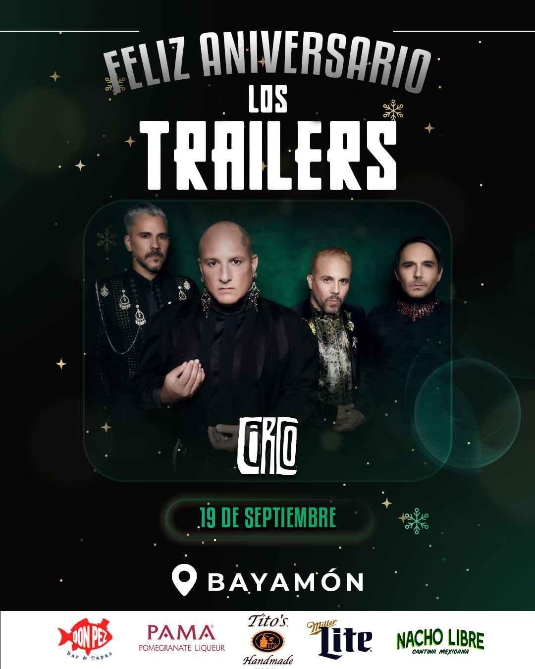 flyer Circo en los Trailers por el aniversario de los Trailers