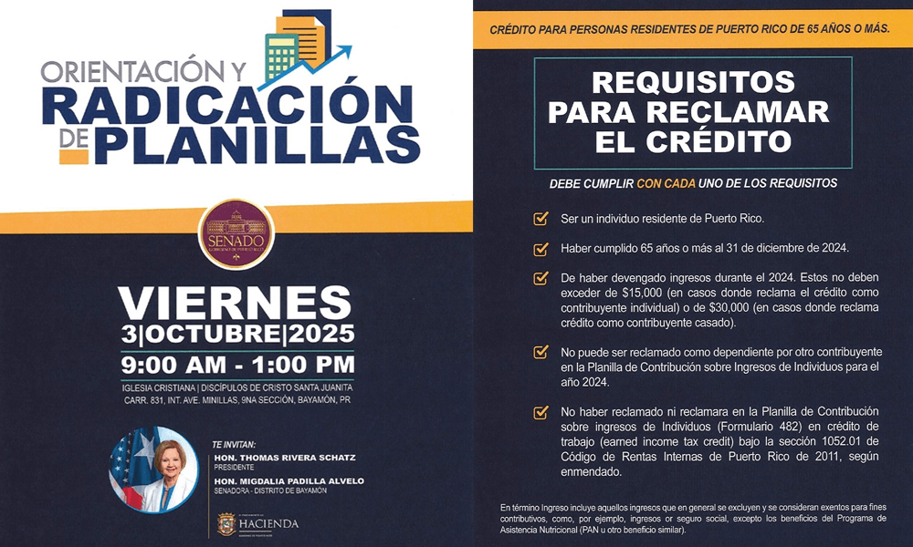 Radicacion de Planillas el 3 de octubre en Santa Juanita
