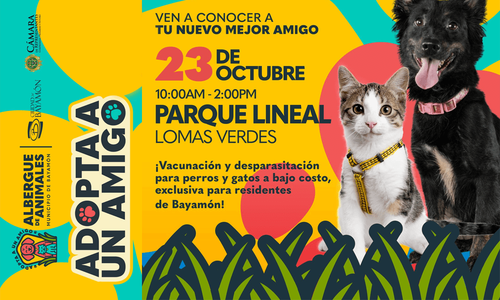 Adopta un Amigo el 23 de octubre en el Parque Lineal Lomas Verdes desde las 10AM