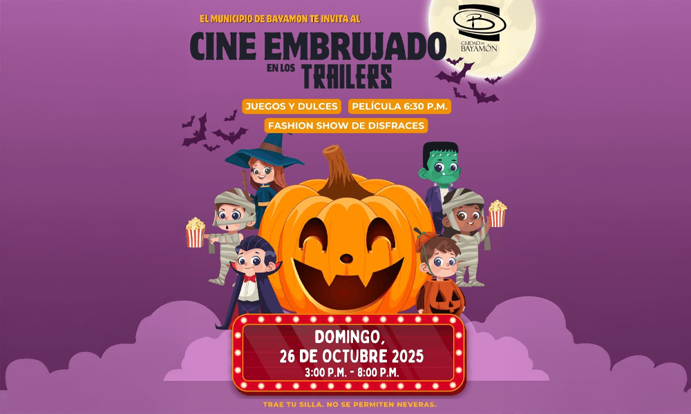 Cine Embrujado en los Trailers el 26 de octubre desde las 3PM