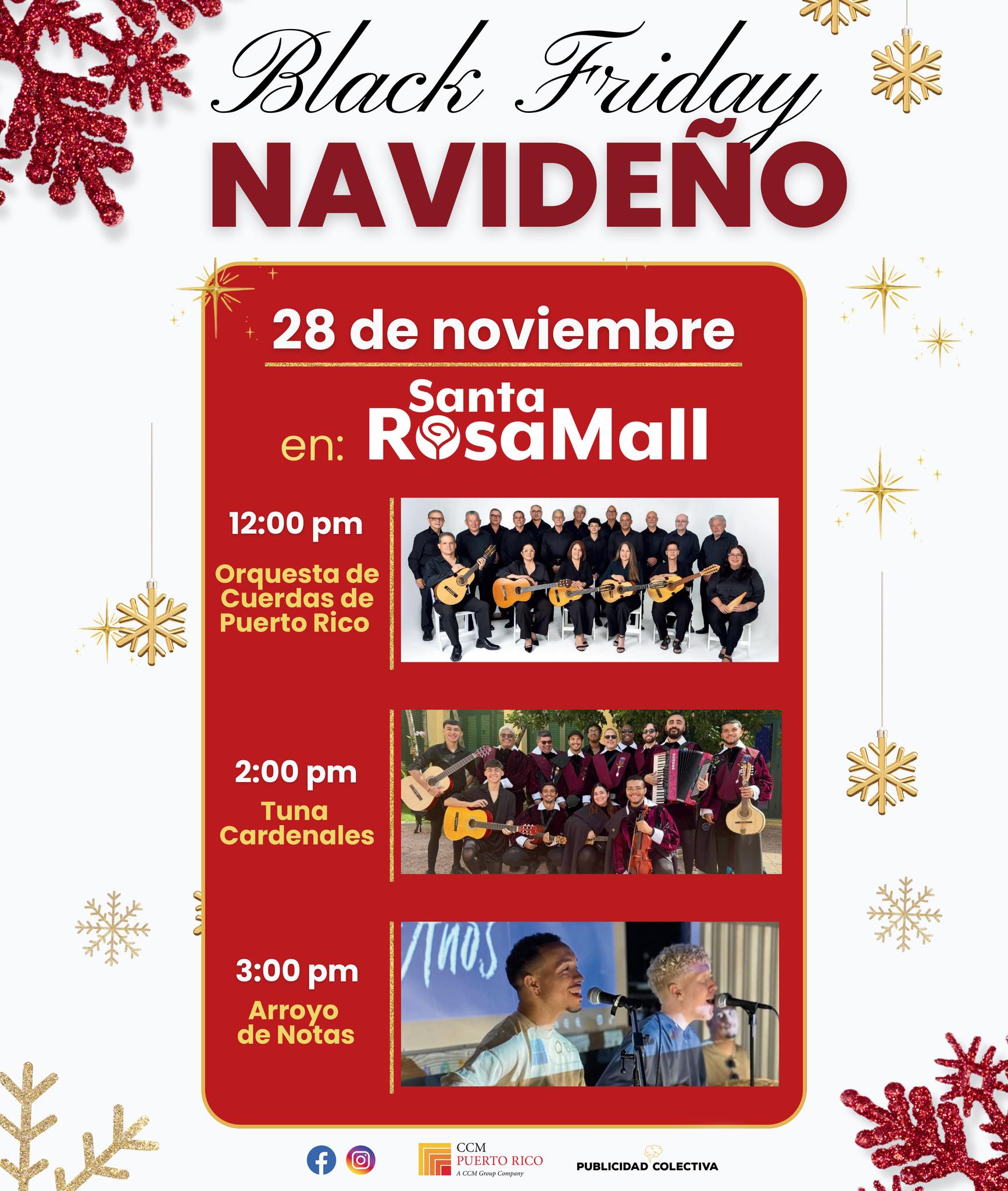 Black Friday navideño en Santa Rosa mall
