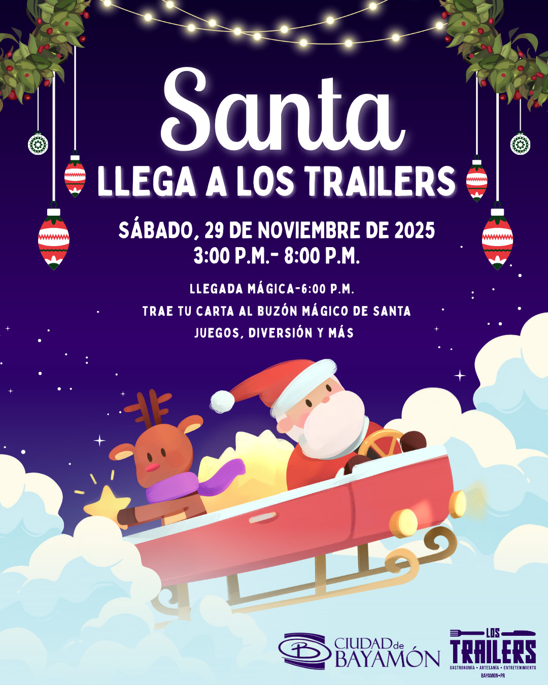 Santa llega a los trailers