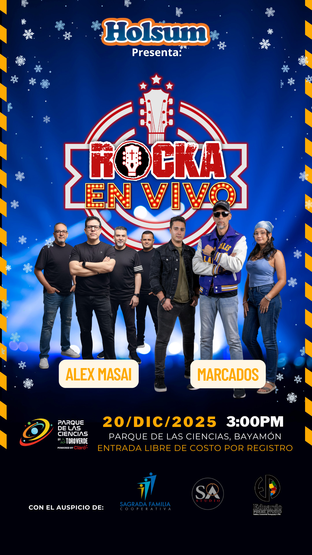Evento Rocka en Vivo en el Parque de las Ciencias