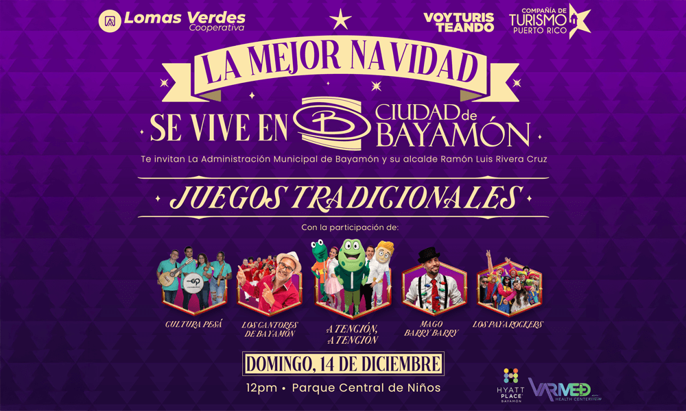 Juegos Tradicionales en el Parque de los NiÑos el 14 de diciembre desde las 12PM