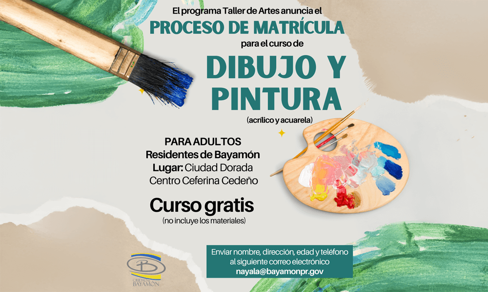 El Programa Taller de Artes anuncia el proceso de matrícula para el curso de Dibujo y Pintura