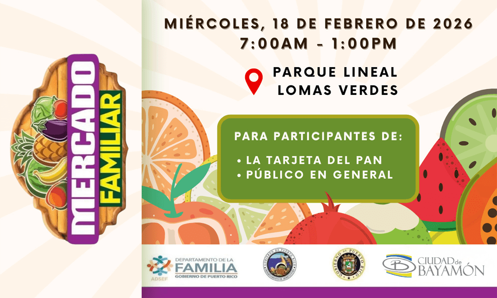 Mercado Familiar el 18 de febrero desde las 7AM en el Parque Lineal Lomas Verdes